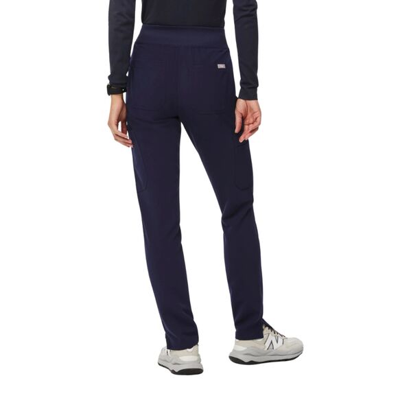 FIGS High Waisted Yola Skinny Scrub Pants Medium Technical Collection Navy Med - Picture 2 of 9